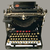 Technology has changed-Old typewriter image